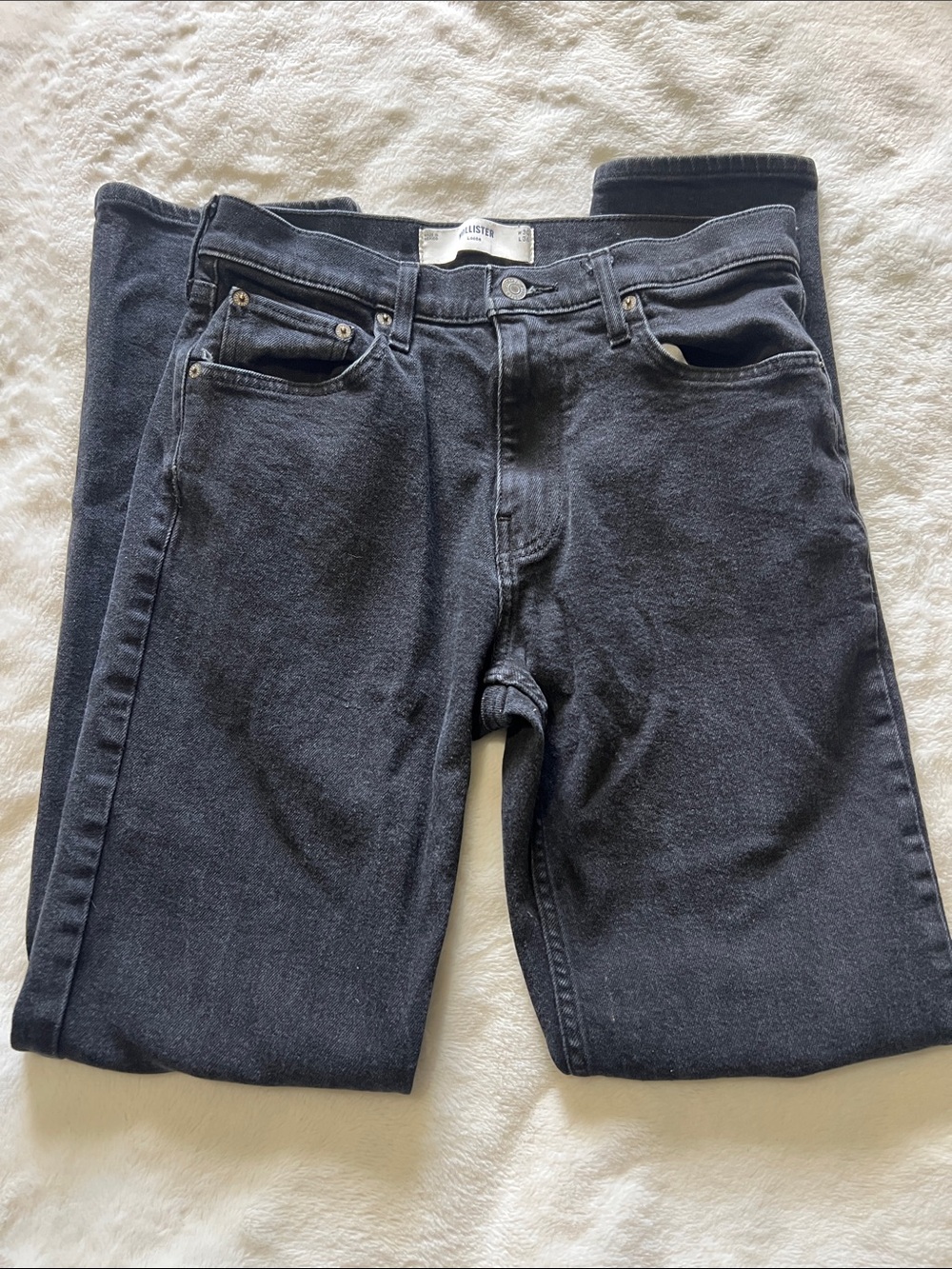 Men's Black Jeans - Classic Straight Fit